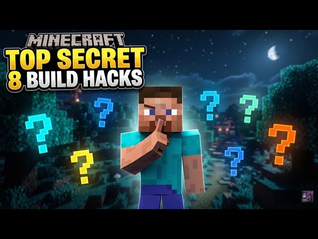 I made 8 Top Secret builds in Minecraft😎