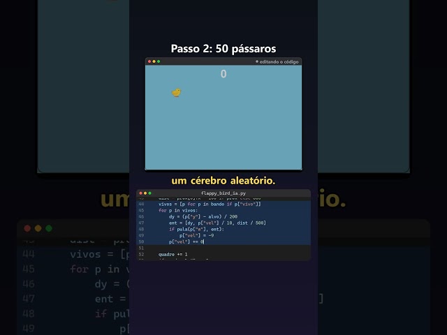 Treinei uma IA pra jogar Flappy Bird