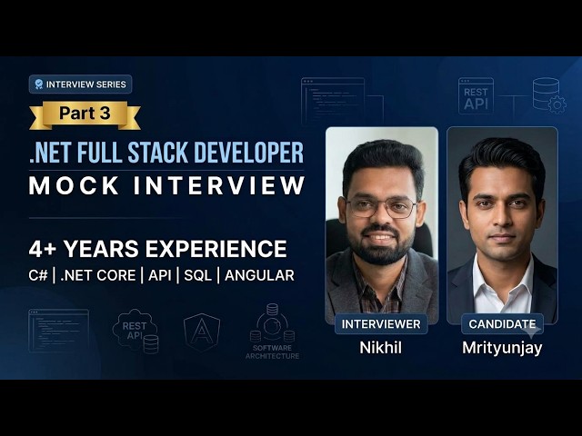 Mock Interview #01 🔥 Difficult C# | .NET | Angular Questions | Part 3