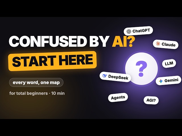 AI Explained for Beginners: GPT, LLMs, Agents & AGI (2026 Map)
