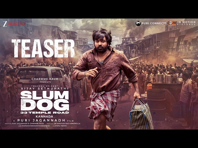 SlumDog - 33 Temple Road Teaser (Kannada) | Puri Jagannadh | Vijay Sethupathi | Tabu | Puri Connects