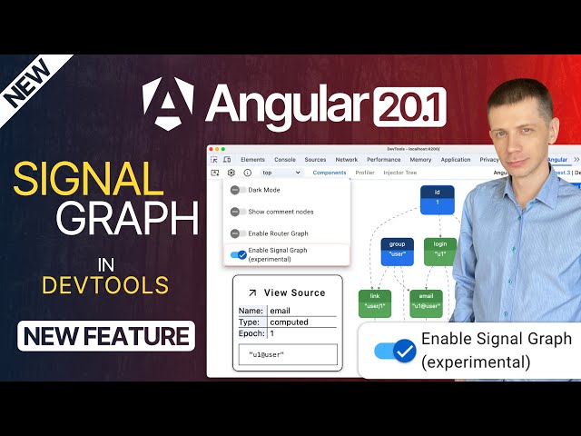 Angular 20.1: New Signal Graph in DevTools