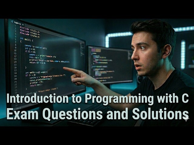 Introduction to Programming with C Exam Questions and Solutions