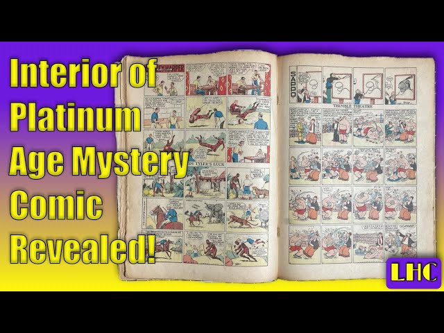 Rare Platinum Age Comic Book Has Me Baffled!