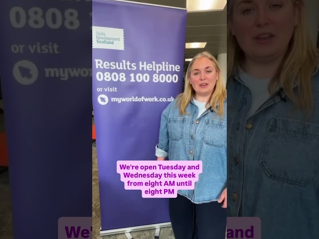The Results Helpline is now open. It’s free to call on 0808 1008000 #SQAresults