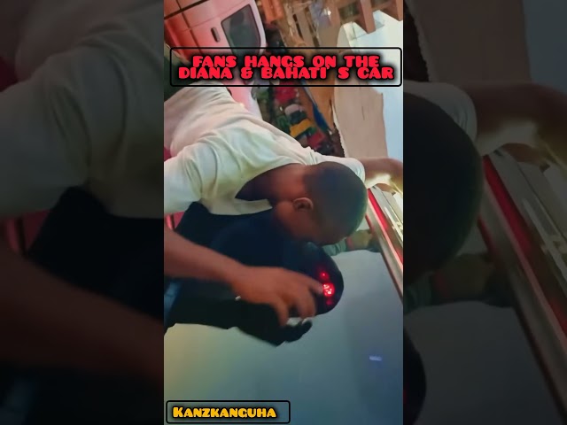 SHOCK AS FANS HANGS  & CROWD  DIANA BAHATI G_WAGON ON A BUSY TRAFFIC 😲#shorts #short