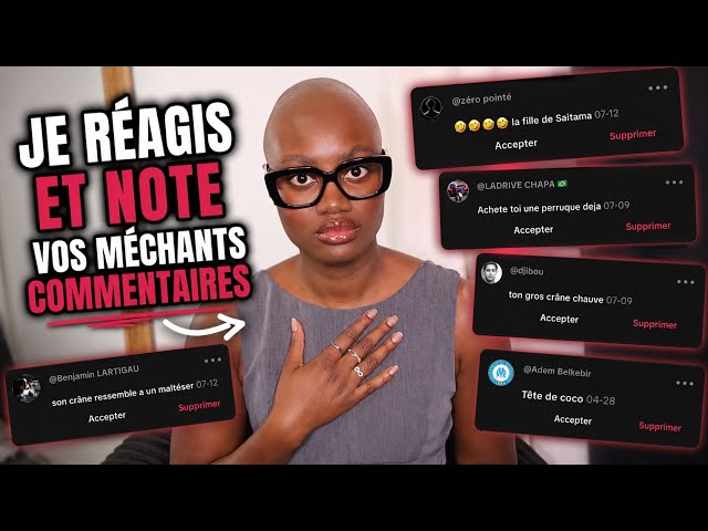 JE RÉAGIS ET NOTE VOS MÉCHANTS COMMENTAIRES 😱