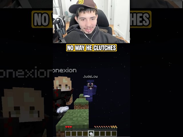 No Shot he Clutched This😭😭😭 #minecraft #gaming