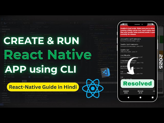 React Native CLI Guide: Create & Run Android App Step-by-Step | React Native CLI 2025