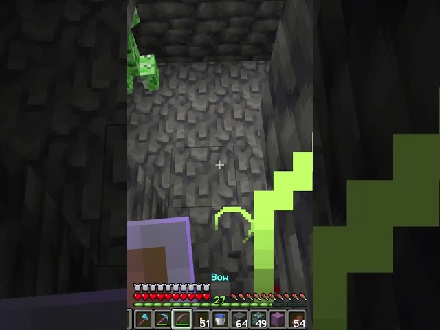 creeper hole #minecraft #mining #gaming #diamond #minecraftmemes #creeper