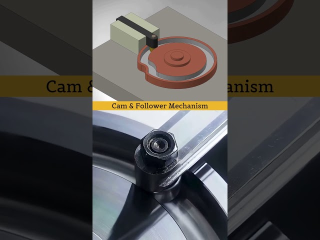 Cam & Follower Mechanism- 3D Modeling