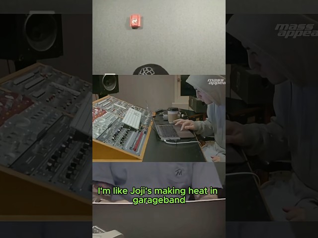 Joji reveals that he uses Garageband to produce his songs