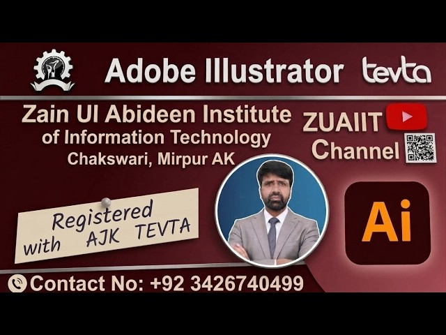 How to Learn about  Pen Tool in Adobe Illustrator by ZUAIIT V 3