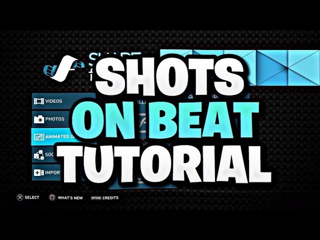 How To Make Shots In Sync With Music On PS4 (SHAREfactory Tutorial)