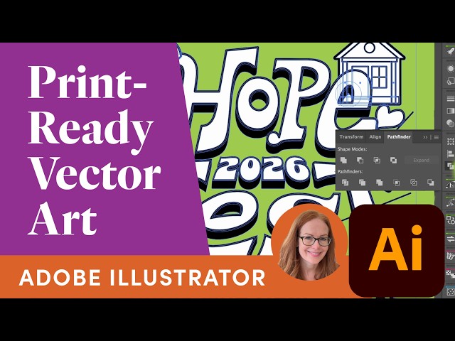 How to Prepare Vector Art for Print in Illustrator (Expand, Merge, Clean Up)