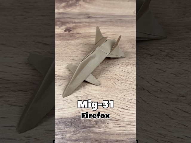 Easy Origami Mig-31 Firefox Tutorial | How to Make Origami Fighter Jet Mig 31 Easy Step By Step