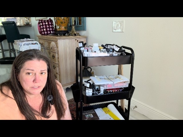 3-Tier Rolling Cart Perfect for Craft, Kitchen, or Home Essentials