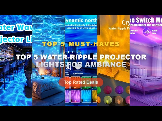 Why Everyone Is Buying Top 5 Water Ripple Projector Lights For Ambiance - Starry Sky Galaxy Northern