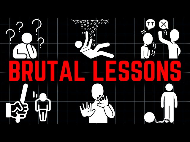 100 Life Lessons So Brutal They Hurt to Hear