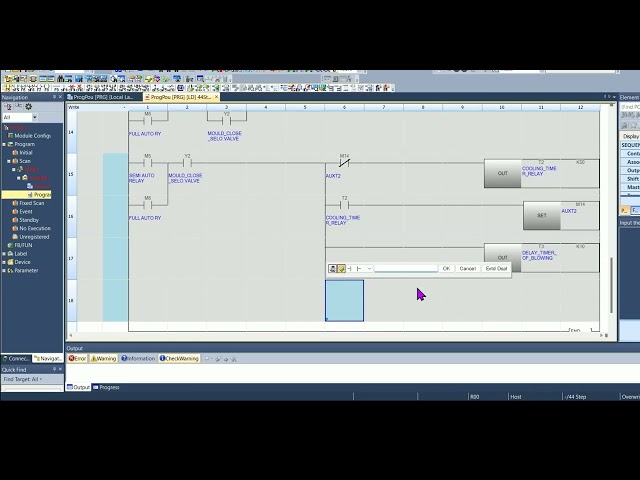MITSUBISHI PLC WORK 3 [ ONE STATION BLOW MOULDING MACHINE PART-2 ] PROGRAMMING