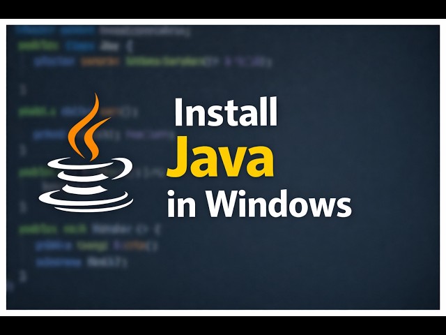 How to Install Java (JDK) on Windows 11/10 | Step-by-Step in Hindi