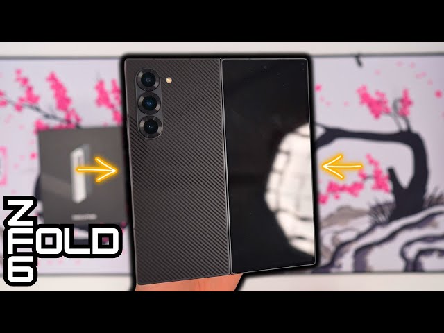 Crafted Black Samsung Galaxy Z Fold 6 🔥 Unboxing & First Impressions