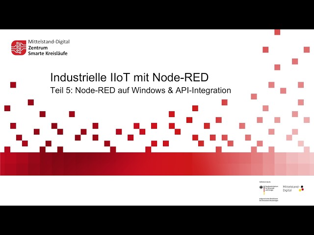 Produktionsdaten einfach vernetzen und nutzen | Node RED auf Windows & API Integration