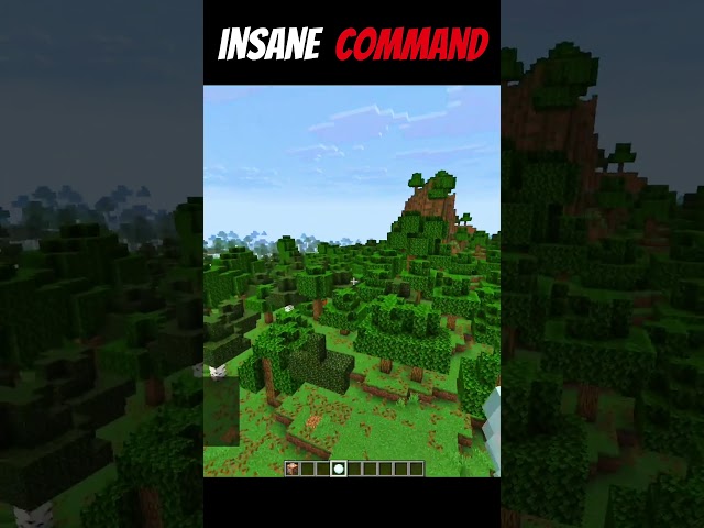 This Minecraft Command Is INSANE 😳 #Minecraft #Shorts