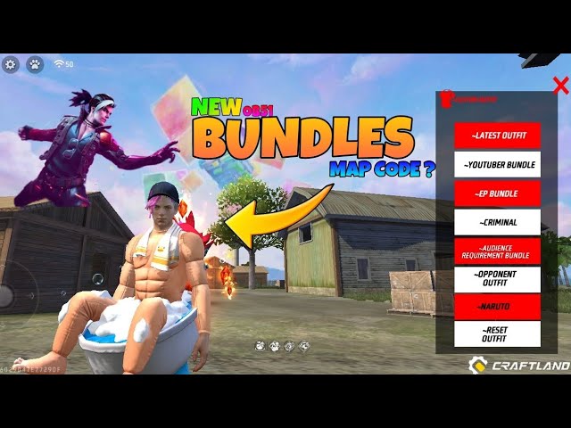 Ob 51 All Bundles New Map Code New All Bundles New All Outfit Craftland Map Code #craftland@iamsacso