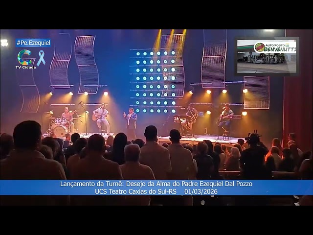 Launch of the "Desire of the Soul" Tour by Father Ezequiel Dal Pozzo - UCS Theater, Caxias do Sul...