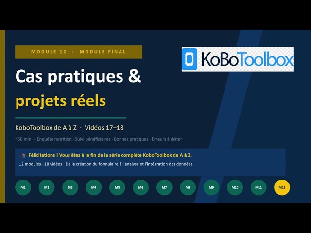 KoboToolbox : créer un formulaire d'enquête nutrition