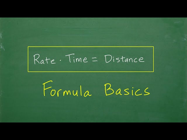 Formula Basics – How to Use a Formula to Solve a Problem