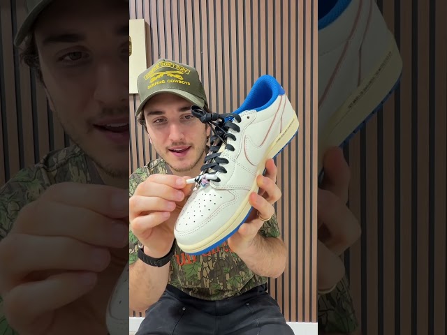 World’s first look unboxing of the Travis Scott X Fragment Jordan 1 Low coming out in 2025!