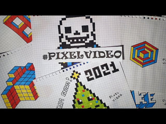 My drawings that I drew - pixel art #pixelvideo