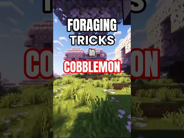 Foraging in Minecraft Cobblemon!