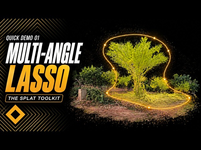 The Splat Toolkit | Quick Demo 01: Multi-angle Lasso Selection
