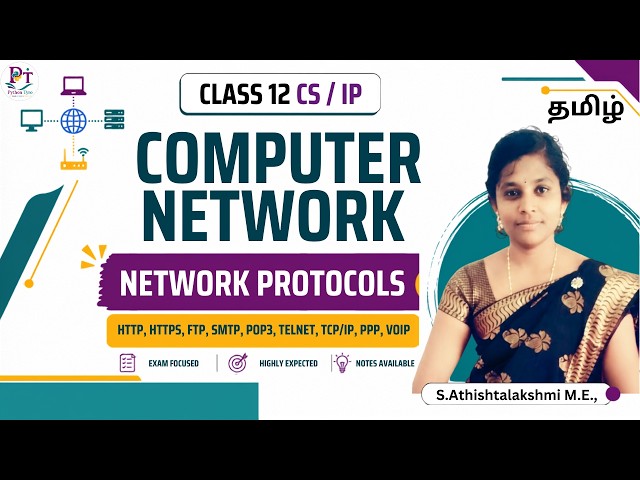 Network Protocols In Tamil | Computer Network Class 12 Tamil | Class 12 | Computer Science | CS | IP