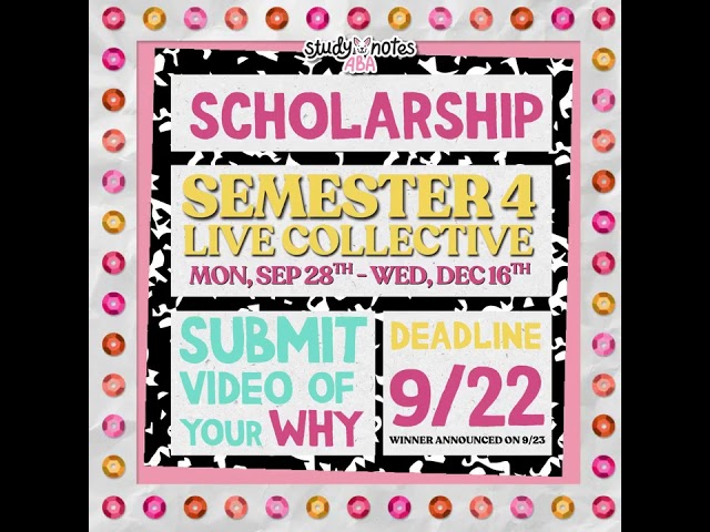 SCHOLARSHIP TIME!! 🍾 One of our favorite things to do is give away a seat into the Live Collective