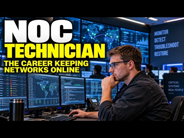 NOC Technician | The Career Keeping Networks Online