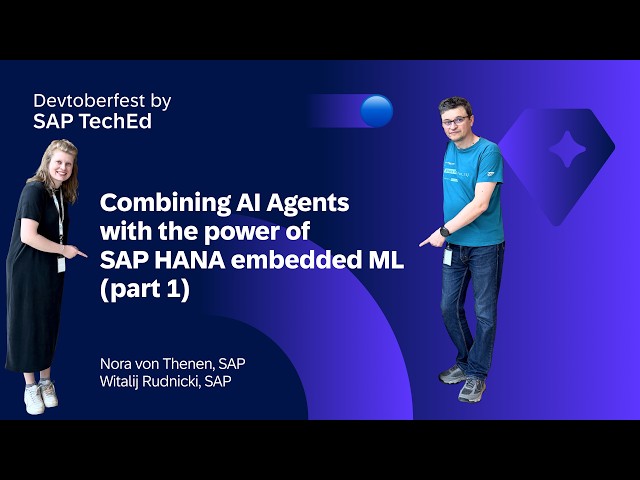 Combining AI Agents with the power of SAP HANA embedded ML (part 1)