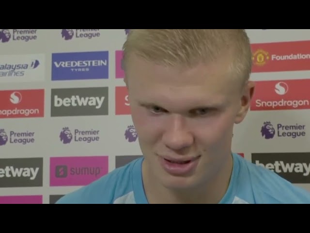 Erling Haaland & Anderson Post match Interview | Man City vs Man united 1-0