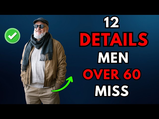 12 Small Style Upgrades That Make Men Over 60 Look 10 Years Sharper