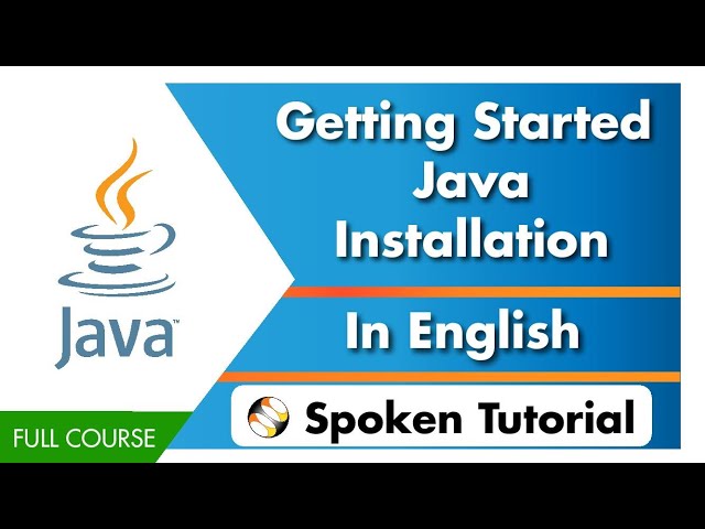 Getting started java Installation - English