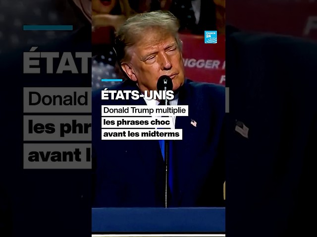 "Dividende Trump", "Nouvelle Amérique"... : Donald Trump multiplie les sorties • FRANCE 24