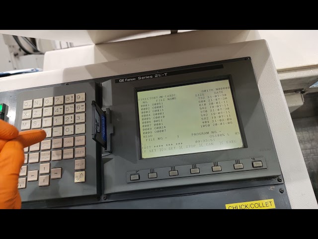 CNC Fanuc Turning 18i-21i Transfer Program from SDcard to Machine Directory