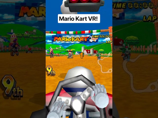 Mario Kart Wii in VR! #mariokart #nintendowii #vr