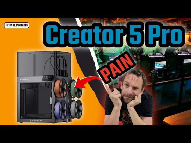 The Creator 5 Pro Has Problems... Let's Fix Them | Print & Pretzels