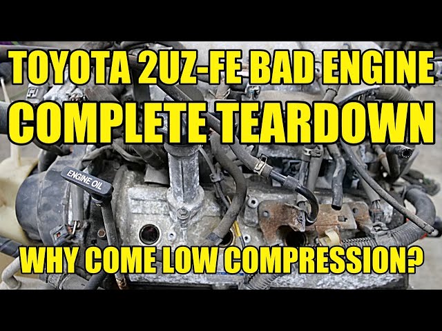 Toyota 4.7L 2UZ Total Engine Teardown! Low Compression, But Why? Tundra Land Cruiser Sequoia LX470