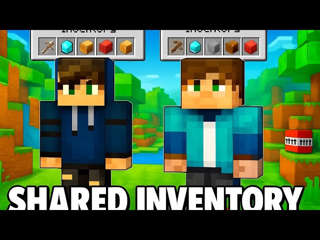 “Minecraft But 2 Players Have 1 Inventory!”@allspotmedia0910