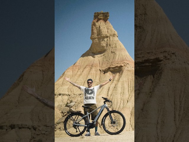 Have you ever imagined a downhill ride like this on a bike like this? 🤯